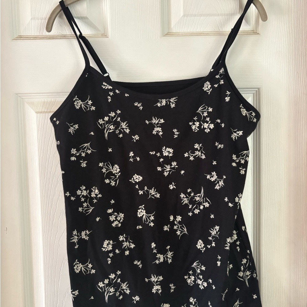 Floral Black and White Torrid Cami